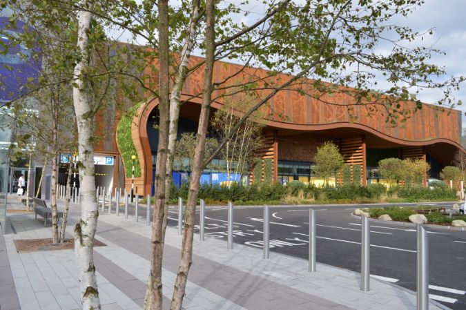 Green-tech supply urban tree planting materials for £15m Glasgow Fort Retail Park