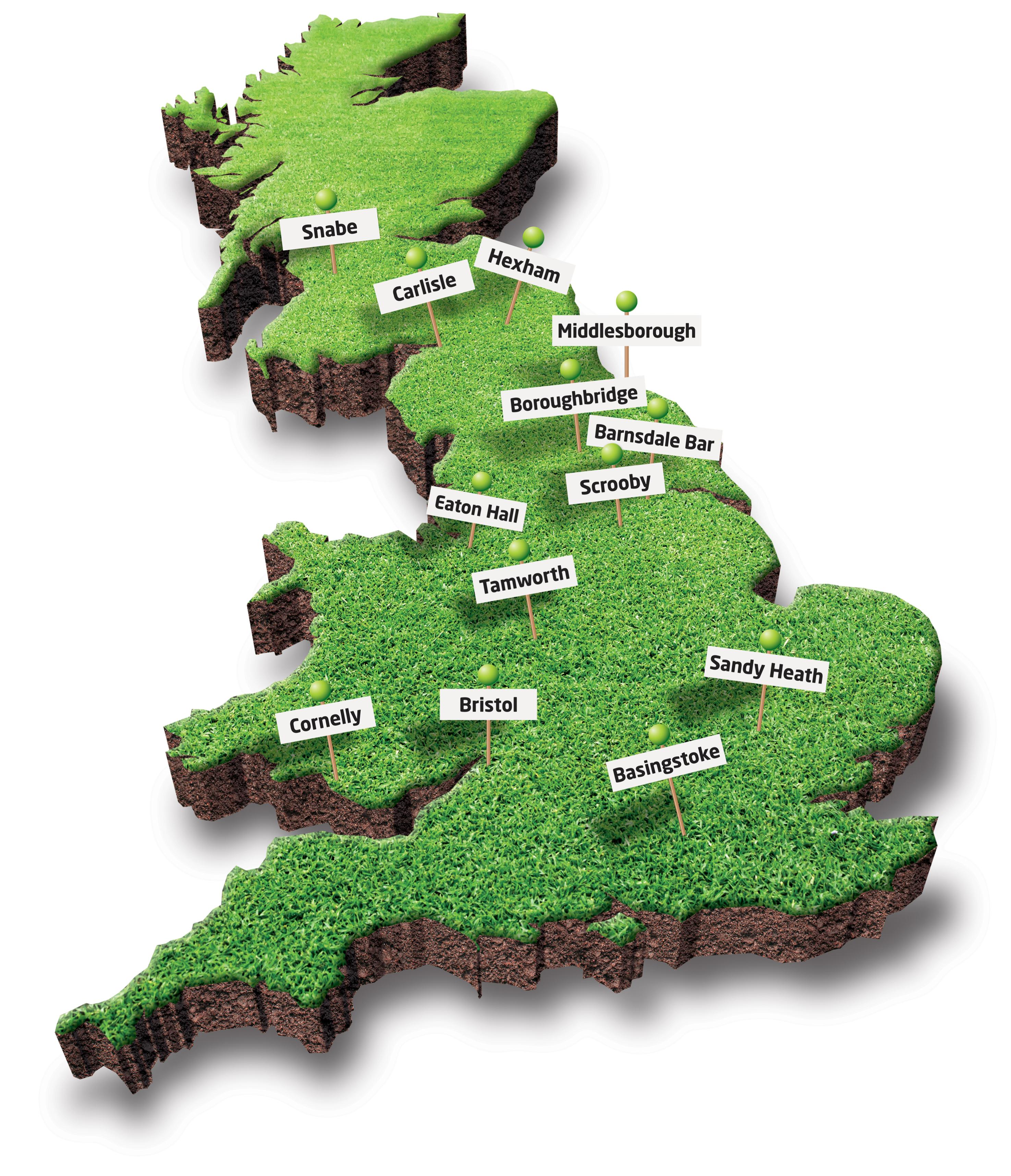 Green-tree UK Soil Sites